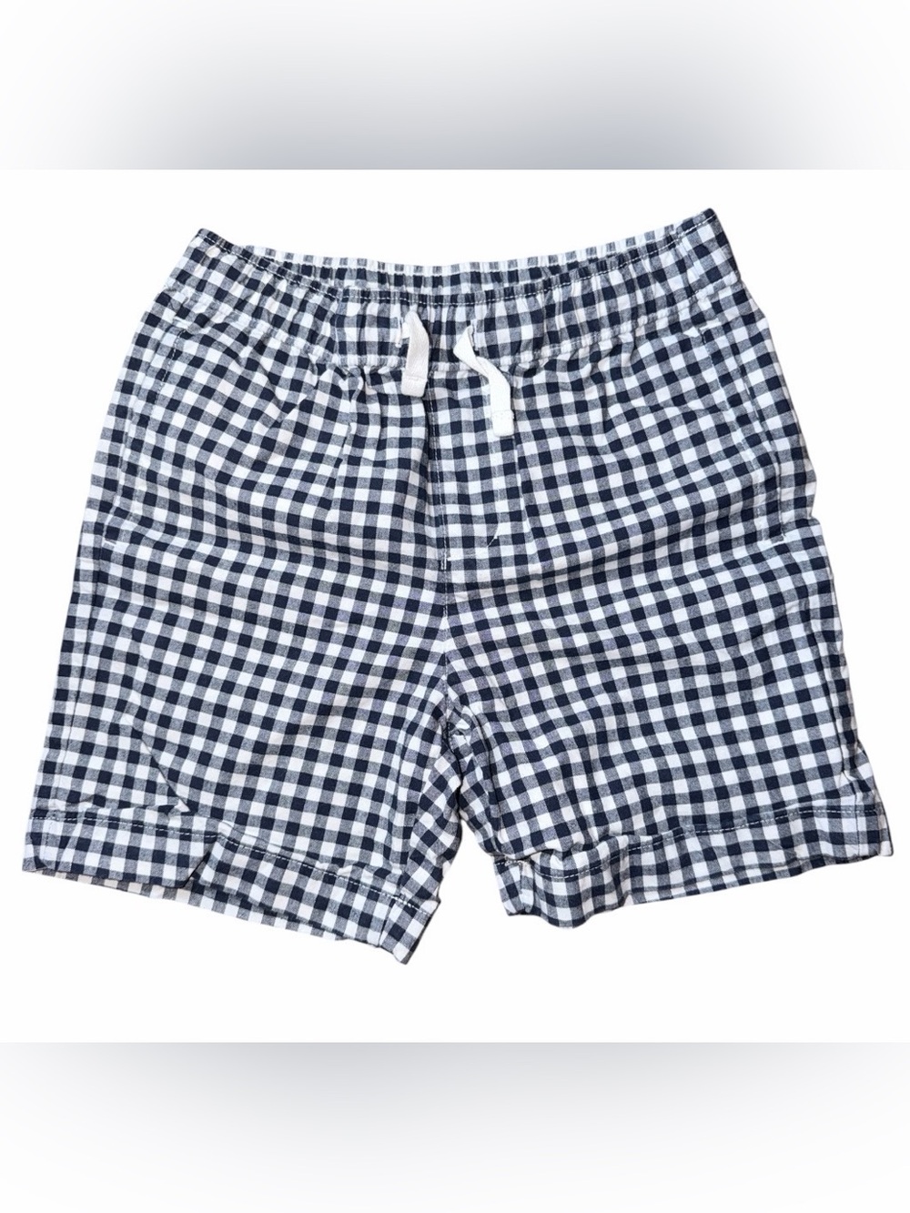 π₯ Janie and Jack Boys Checkered Design Dress Shorts Sz 5 π₯